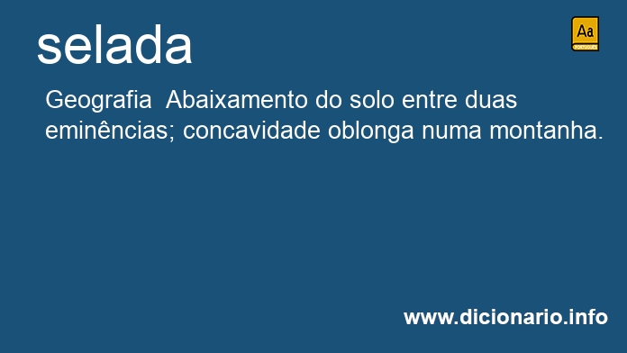 Significado de seladas