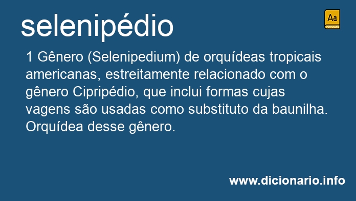 Significado de selenipdio