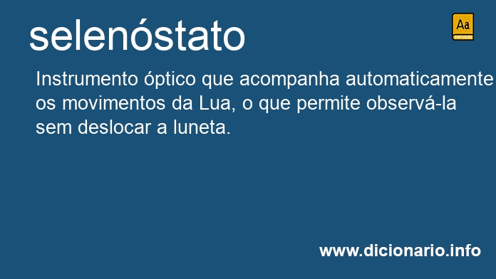 Significado de selenstato