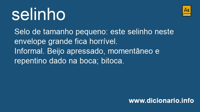 Significado de selinhos