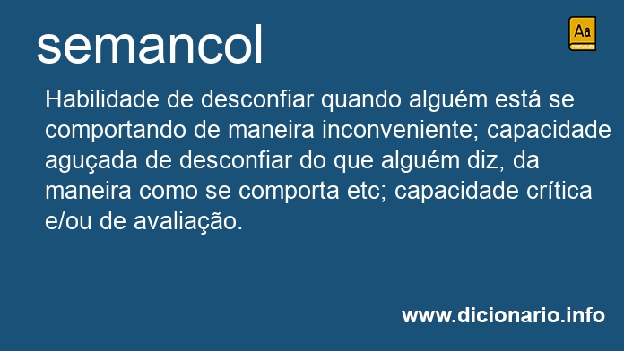 Significado de semancol