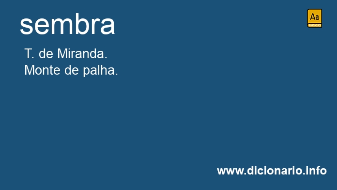Significado de sembra
