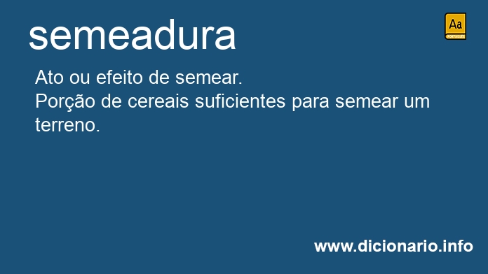 Significado de semeadura