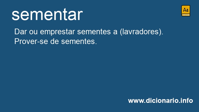 Significado de sementares