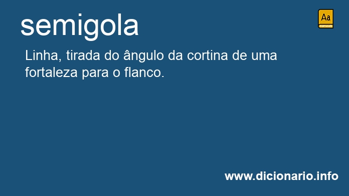 Significado de semigola