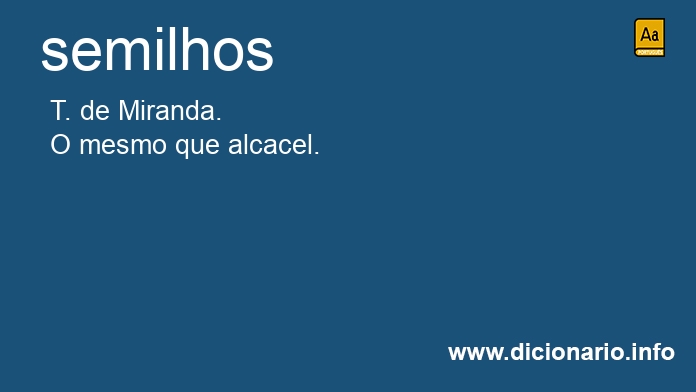 Significado de semilhos