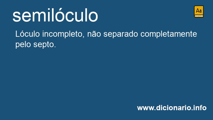 Significado de semilculo