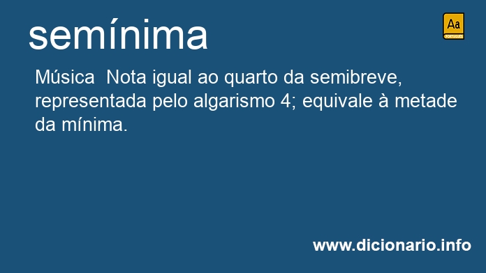 Significado de semnima