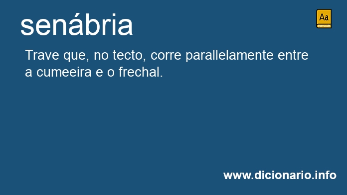 Significado de senbria