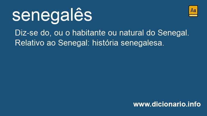 Significado de senegals