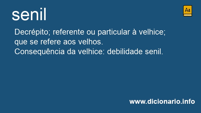 Significado de senis
