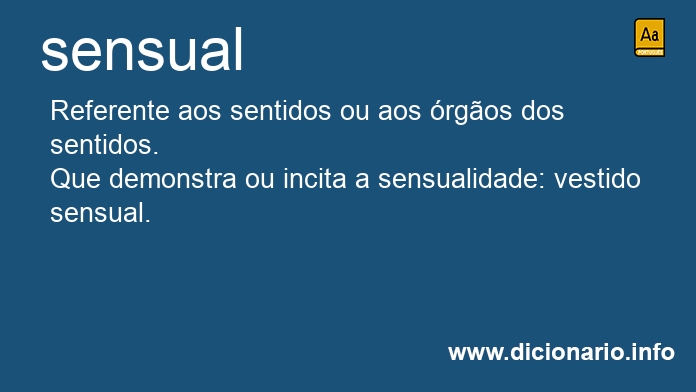 Significado de sensuais