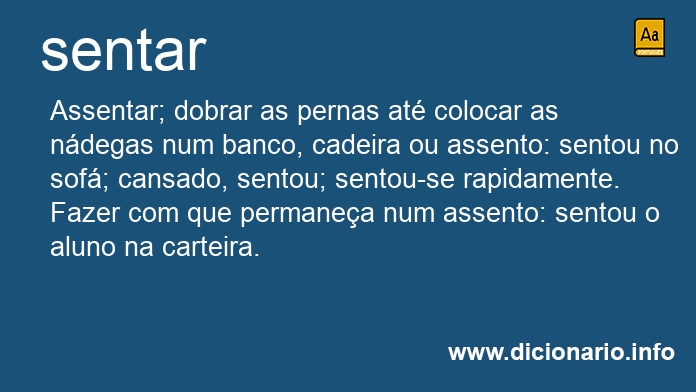 Significado de sentars