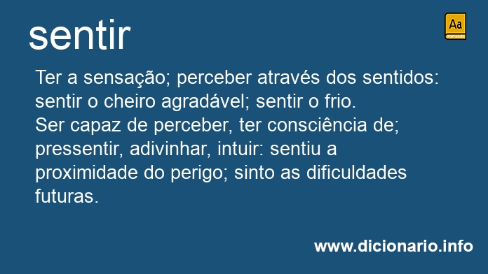 Significado de sentires