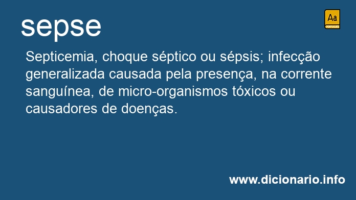 Significado de sepse