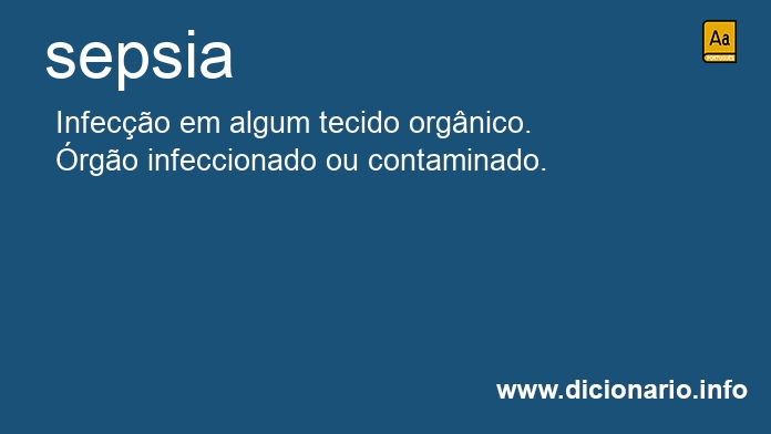 Significado de sepsia