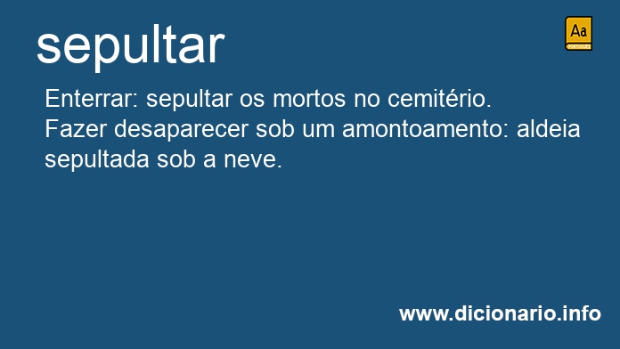 Significado de sepultes