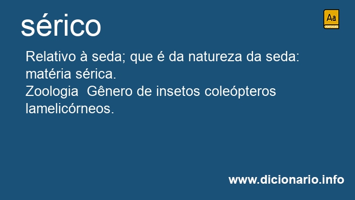 Significado de srico