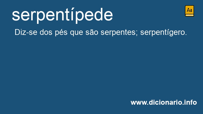 Significado de serpentpede