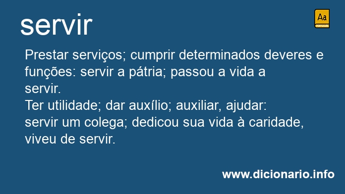 Significado de serve