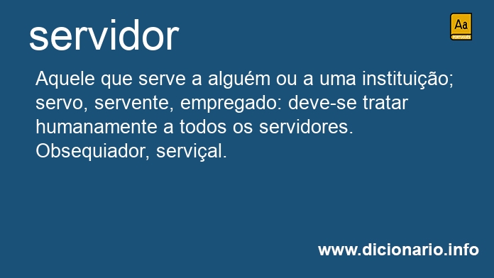 Significado de servidor