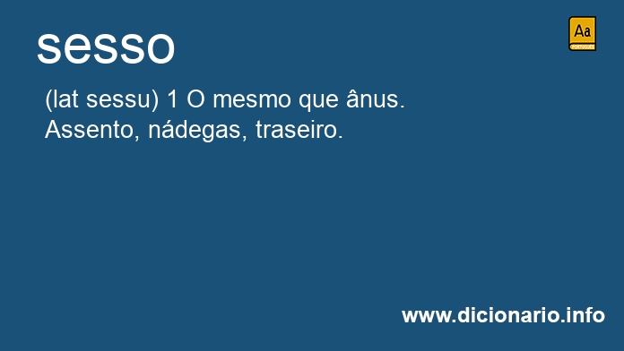 Significado de sesso