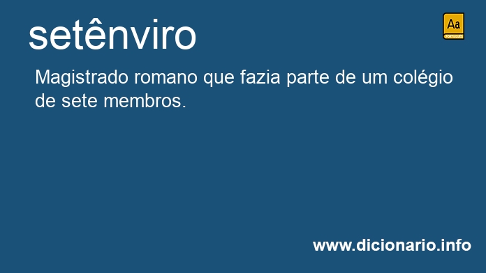 Significado de setnviro