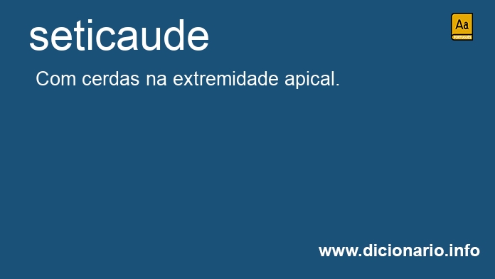 Significado de seticaude