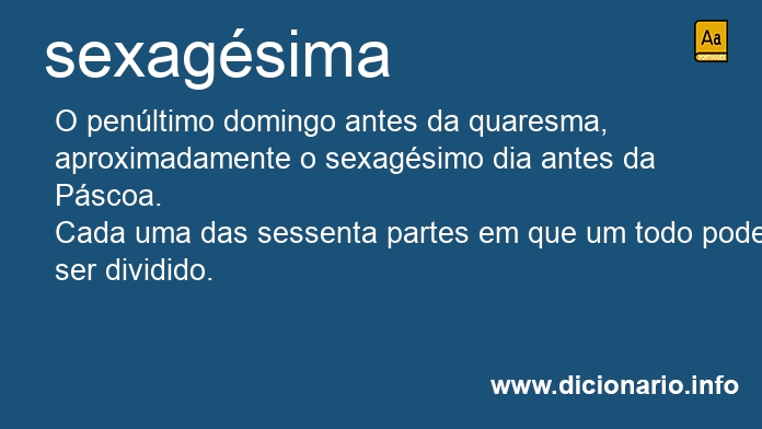 Significado de sexagsima