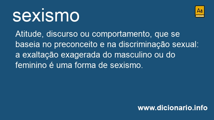 Significado de sexismo