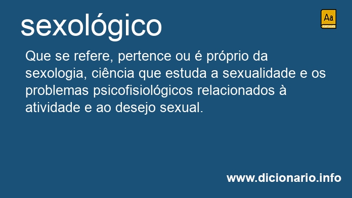 Significado de sexolgico