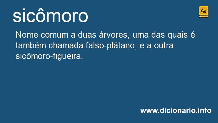 Significado de sicmora