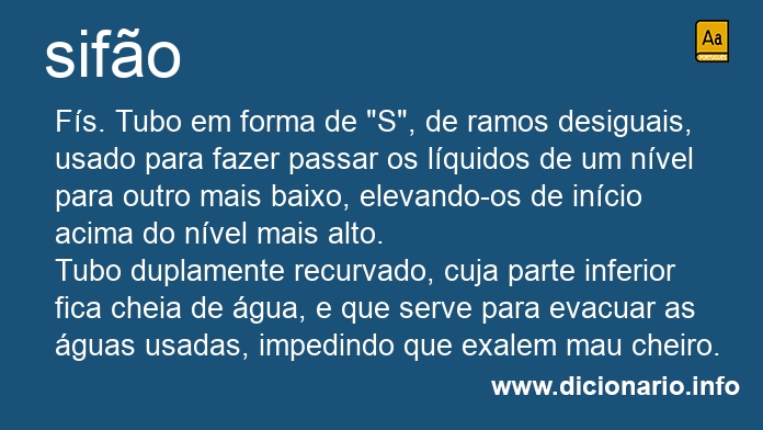 Significado de sifo
