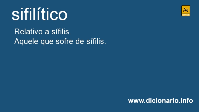 Significado de sifiltico