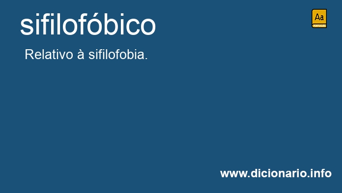 Significado de sifilofbico