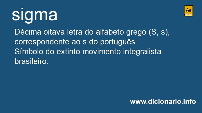 Significado de sigmas
