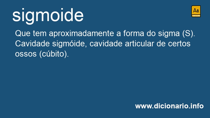 Significado de sigmoides