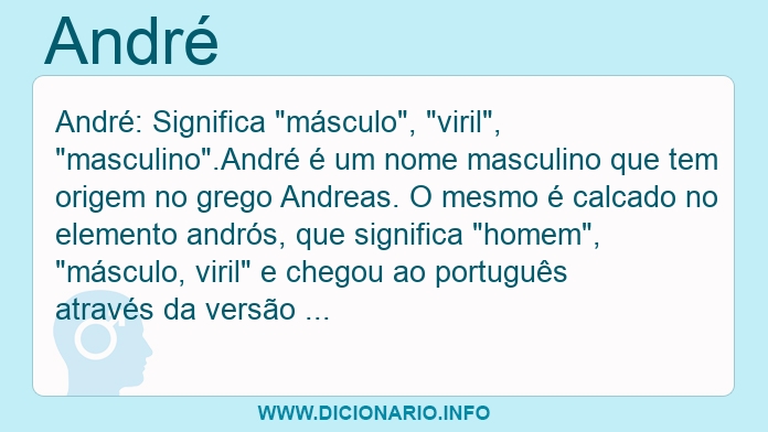 Significado do nome Andr