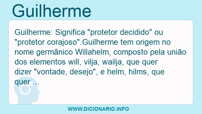 Significado do nome Guilherme