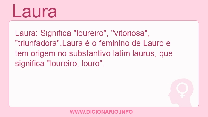 Significado do nome Laura