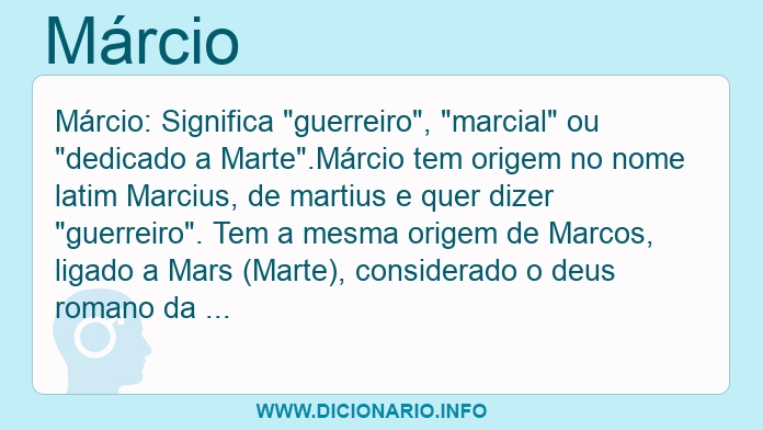 Significado do nome Mrcio