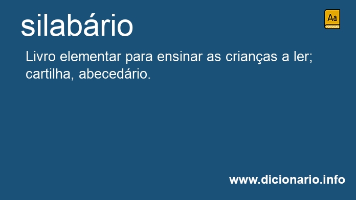 Significado de silabrio