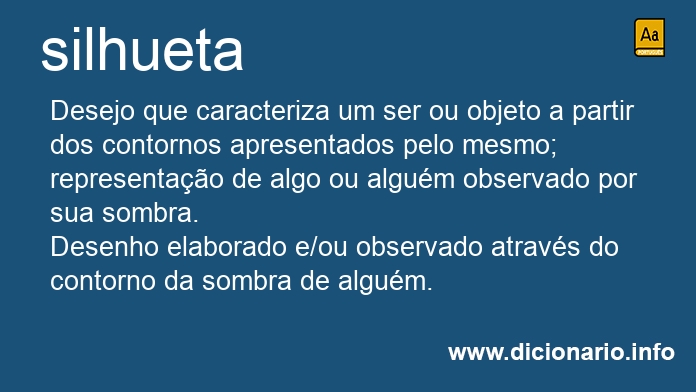 Significado de silhueta