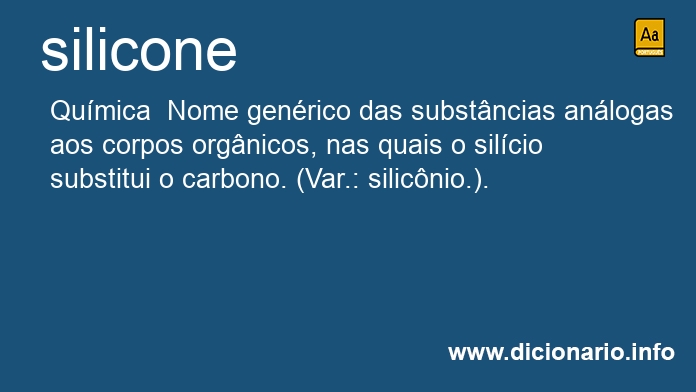 Significado de silicones