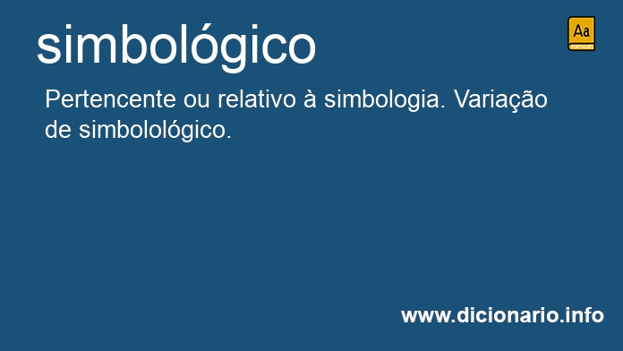 Significado de simbolgica