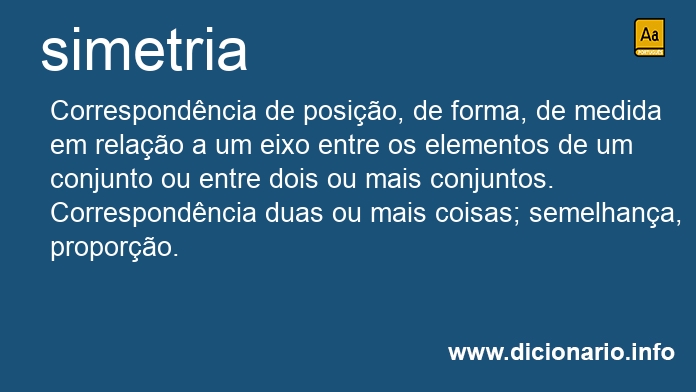 Significado de simetria