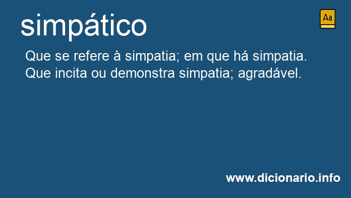 Significado de simptica