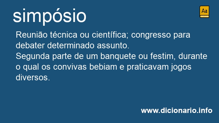 Significado de simpsio