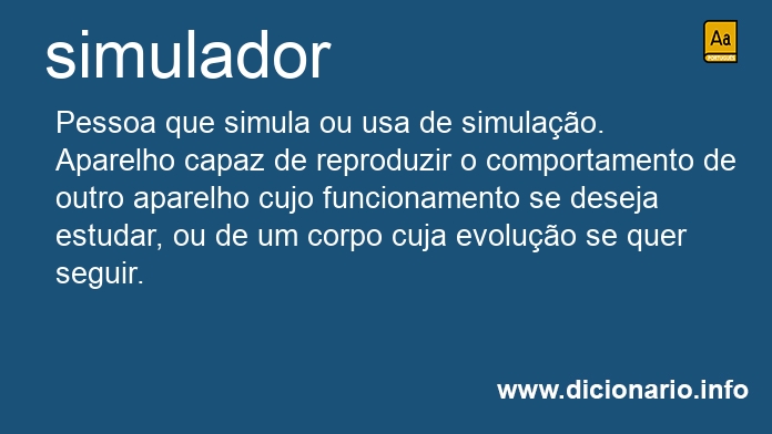 Significado de simulador