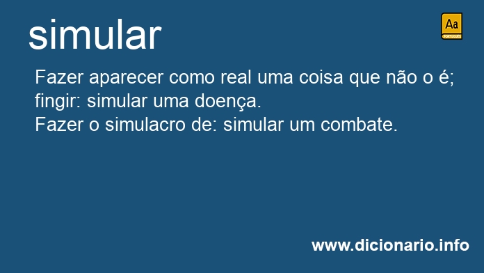 Significado de simulai